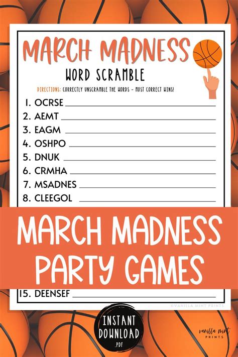 march madness games played